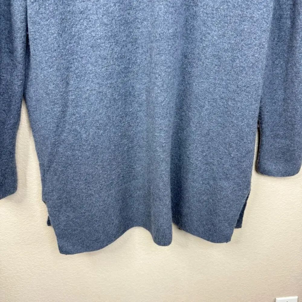 MADEWELL Cardigan Sweater Blue Wool Alpaca Blend   Oversized Women’s Sz S